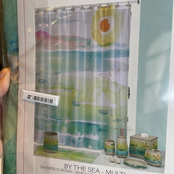 Scatter Joy Shower Curtain new in package💛💚 - Picture 4 of 6